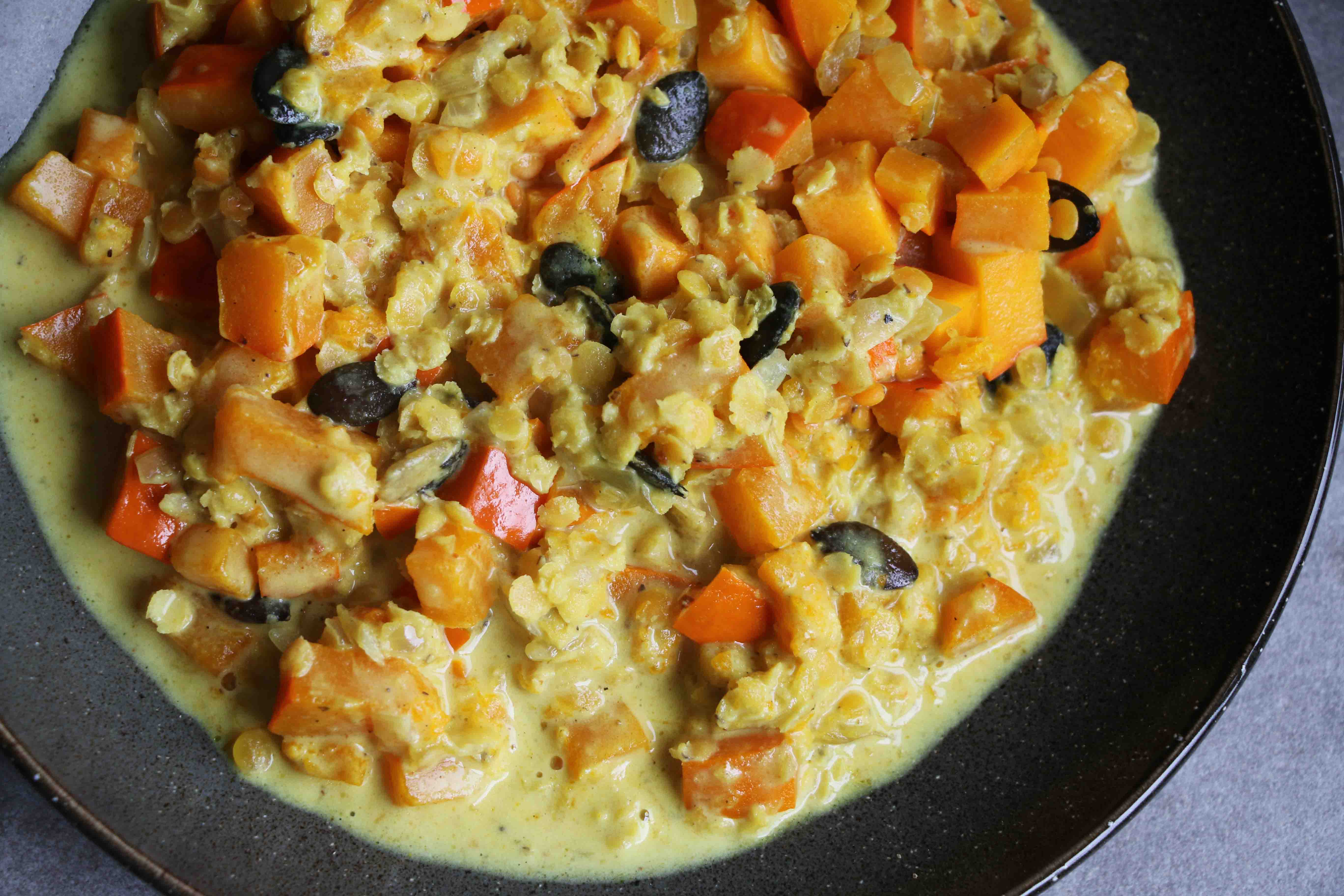 Linsen-Kürbis-Eintopf | Vegetastisch