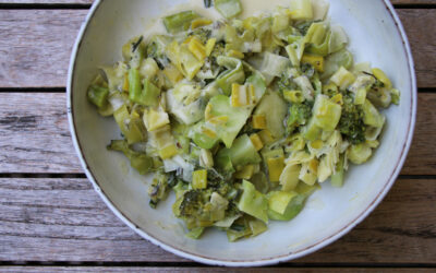 Brokkoli & Lauch mit Gorgonzola