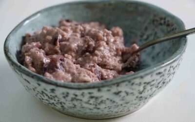 Haselnuss Porridge